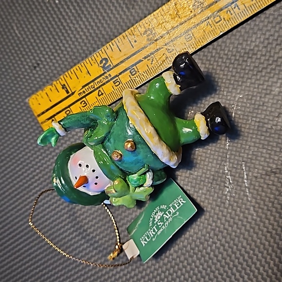 Vintage Irish snowman ornament - Picture 2 of 3